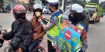Sasar Titik Keramaian Lalu Lintas Kota Bandung Dit Lantas Polda Jabar Sosialisasikan Ops Keselamatan Lodaya Tahun 2023