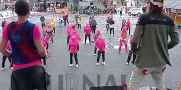 Komunitas Senam KISS Meriahkan HPN 2023, Tetap “Bedas” Meski Hujan Melanda