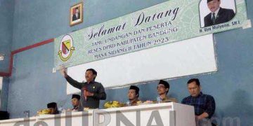 Legislator Fraksi PKB awali Reses DPRD di Desa Cigondewah Hilir Kecamatan Margaasih. (Sopandi/dejurnal. com).