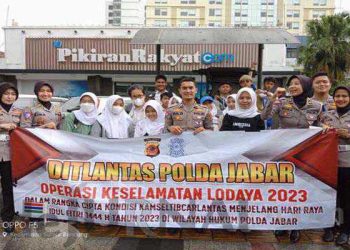 Ops Keselamatan Lodaya 2023, Dit Lantas Polda Jabar Tidak Kenal Lelah Memberikan Sosialisasi dan Edukasi Pada Masyarakat
