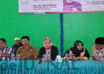 Reses Anggota DPRD Jabar Fraksi Nasdem Dra. Hj Tia Fitriani di Ciparay, Terima Aspirasi Salah Satu Warga Penderita Difabel