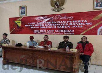 Wakil Ketua III DPRD Kabupaten Bandung Hen Hen Asep Suhendar. (Sopandi / dejurnal. com).