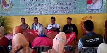 Reses di Ciparay Legislator F PDIP Yayat Sumirat Klarifikasi Pembangunan Pasar Ciparay