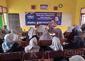 Reses Anggota DPRD Purwakarta Haerul Amin Prasetia Menjaring Aspirasi Kaum Ibu-ibu