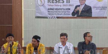 Ini Yang Disampaikan Legislator Fraksi Golkar Provinsi Jabar Ahmad Hidayat, S.I.KOM Saat Reses di Kelurahan Kencana