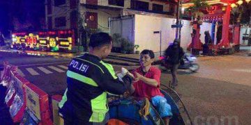 Patroli Perut Lapar, Tukang Becak Baranangsiang Disasar Polisi