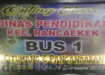 Gelar Perpisahan Purna Tugas, Kepsek Se Rancaekek Outing Class di Pangandaran