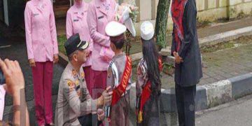 Polisi Sahabat Anak, Kapolres Sumedang Perkenalkan Budaya Tertib Lalu Lintas Sejak Dini