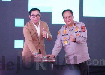 Peresmian Bangunan Gedung Direktorat Samapta, Direktorat Tahti dan Ruang Rawat Inap RS. Bhayangkara TK. III Indramayu.