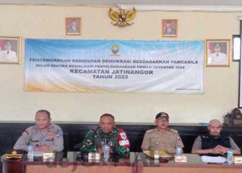 Kali Pertama, Forkopimcam Gelar Sosialisasi Penyelenggaraan Pemilu 2024