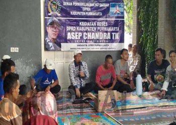 Legislator Partai Demokrat Purwakarta, Asep Chandra TK Reses Masa Sidang Ke-II Tahun 2023 di Jatiluhur