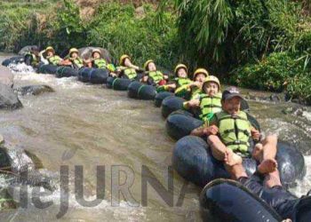 Wisata Air Deras Ada Di Garut, River Tubing Desa Sindangkasih