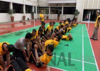Personil Polres Sumedang Ikuti Tes Kesamaptaan Jasmani Berkala