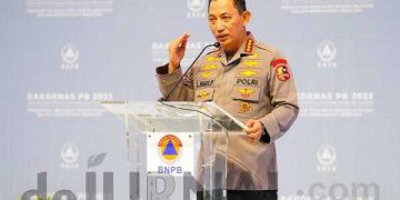 Di Rakornas BNPB, Kapolri Bicara Langkah Konkret Manajemen Risiko Bencana