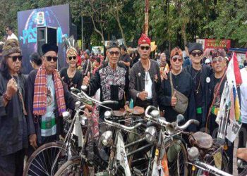 Kirab Budaya Sunda di Lapang Tegallega, Gandeng Paguyuban Sepeda Ontel Bandung