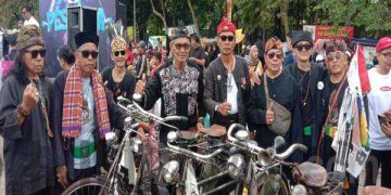 Kirab Budaya Sunda di Lapang Tegallega, Gandeng Paguyuban Sepeda Ontel Bandung