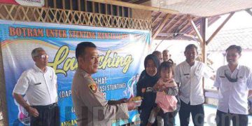 Kapolsek Rancakalong Hadri Launching Dapur Sehat Atasi Stunting