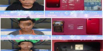 Polisi Tangkap Tiga Orang Diduga Sebagai Pengedar Narkotika Jenis Sabu