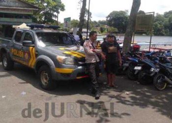 Berikan Rasa Aman, Polisi Masifkan Monitoring Ke Kawasan Obwis Situ Lengkong