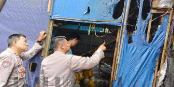 Adanya Kebakaran di Desa Sindang, Polisi   Langsung Cek Lokasi
