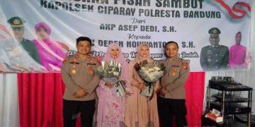 Polsek Ciparay Gelar Pisah Sambut Pergantian Kapolsek
