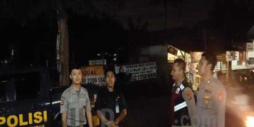 Ciptakan Kamtibmas Yang Kondusif, Polsek Pamulihan Laksanakan Patroli Blue Light