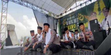 Meriahkan Gebyar UMKM Expo Sumedang 2023, Anggota Dalmas Polres Sumedang Tampilkan Nasyid Sholawat Nadhom Alfiyah