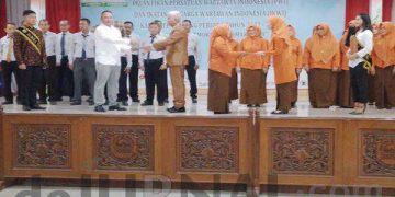 Bupati Ruhimat Buka Acara Pelantikan Pengurus PWI dan IKWI Subang