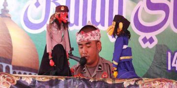 Dalang Bripda Reza Beraksi di Lomba Asma’ul Husna