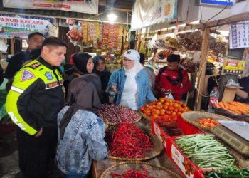 Antisipasi Ketersediaan Stok Pangan Jelang Ramadhan 1444 H, Polisi Sidak Pasar Tradisional
