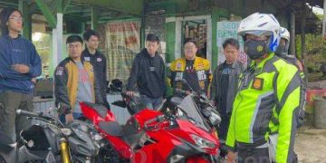 Kapolsek Jalancagak dan Kasat Lantas Polres Subang Pimpin Kegiatan Pengamanan Arus Lalin Antisipasi Sunmori