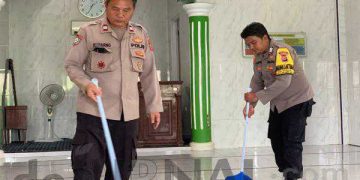 Bersihkan Rumah Ibadah, Polisi Gandeng Tokoh Agama Sebagai Bentuk Meneguhkan Kebhinekaan