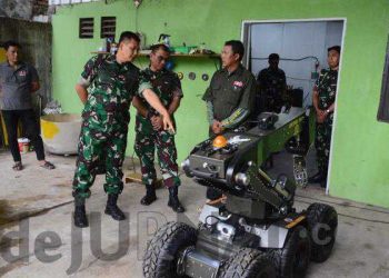 Pangdam III/Siliwangi Tinjau Inovasi Robot Kalajengking Penjinak Bom