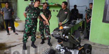 Pangdam III/Siliwangi Tinjau Inovasi Robot Kalajengking Penjinak Bom
