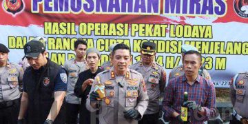 Jaga Kamtibmas Tetap Kondusif, Polisi  Gelar Konfrensi Pers Hasil Ops Pekat Lodaya 2023