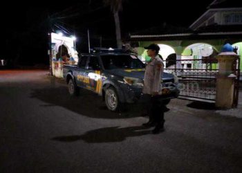 Polisi Rutin Melakukan Kegiatan Patroli Sahur Saat Bulan Ramadhan