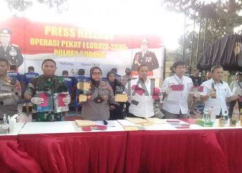 Operasi Pekat Polres Subang Saat Memasuki Bulan Ramadhan, Ini Hasilnya