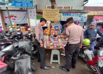 Lagi, Polisi Patroli Ke Kawasan Ruko Terminal Ciamis Razia Petasan