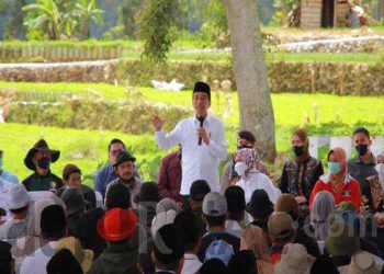 Kunjungan ke Bandung, Presiden Joko Widodo Berharap Petani Manfaatkan Pupuk Organik