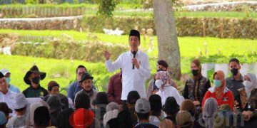 Kunjungan ke Bandung, Presiden Joko Widodo Berharap Petani Manfaatkan Pupuk Organik
