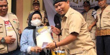 Jelang Ramadhan, Legislator Partai Gerindra Praniko Imam Sagita Berbagi Paket Sembako