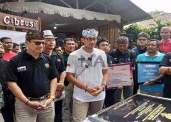 Visitasi Penilaian ADWI 2023, Menpar Ekraf Sandiaga Uno Kunjungi Desa Wisata di Kabupaten Subang