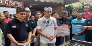 Visitasi Penilaian ADWI 2023, Menpar Ekraf Sandiaga Uno Kunjungi Desa Wisata di Kabupaten Subang