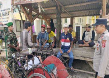 Soliditas Babinsa Bersama Bhabinkamtibmas Gelar Patroli Sambang