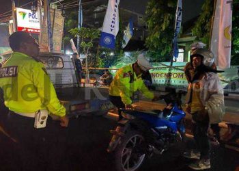 Polisi Laksanakan Patroli Presisi Puluhan Motor Knalpot Brong