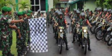 Dandim 0736/ Batang Serahkan Motor Dinas Bantuan Kemenhan Kepada Para Babinsa