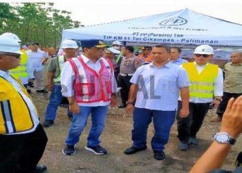 Persiapan Mudik lebaran, KPH Purwakarta Terima Kunker Tim Pembangunan Rest Area KM 81 Tol Cipali