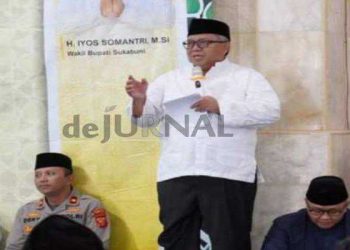 Masjid Qubatul Muslimin  Sukaraja Jadi Tempat Hari Ke-7 Safari Ramadhan Bupati Beserta Ketua DPRD Kabupaten Sukabumi