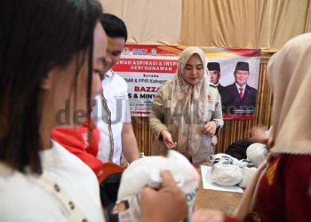 Legislator Cantik Kabupaten Sukabumi, Siti Hilmiati Fauziah Gelar Bazar Murah Prakarsa RAI Heri Gunawan