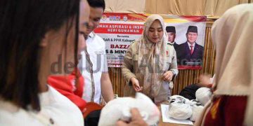 Legislator Cantik Kabupaten Sukabumi, Siti Hilmiati Fauziah Gelar Bazar Murah Prakarsa RAI Heri Gunawan